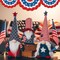 4th of July Patriotic Gnomes Decorations - 3PCS Handmade Gnomes American Stars&Stripes Plush Elf Scandinavian Tomte Veterans Memorial Day Gift - Fourth of July Independence Day Tabletop Decor
